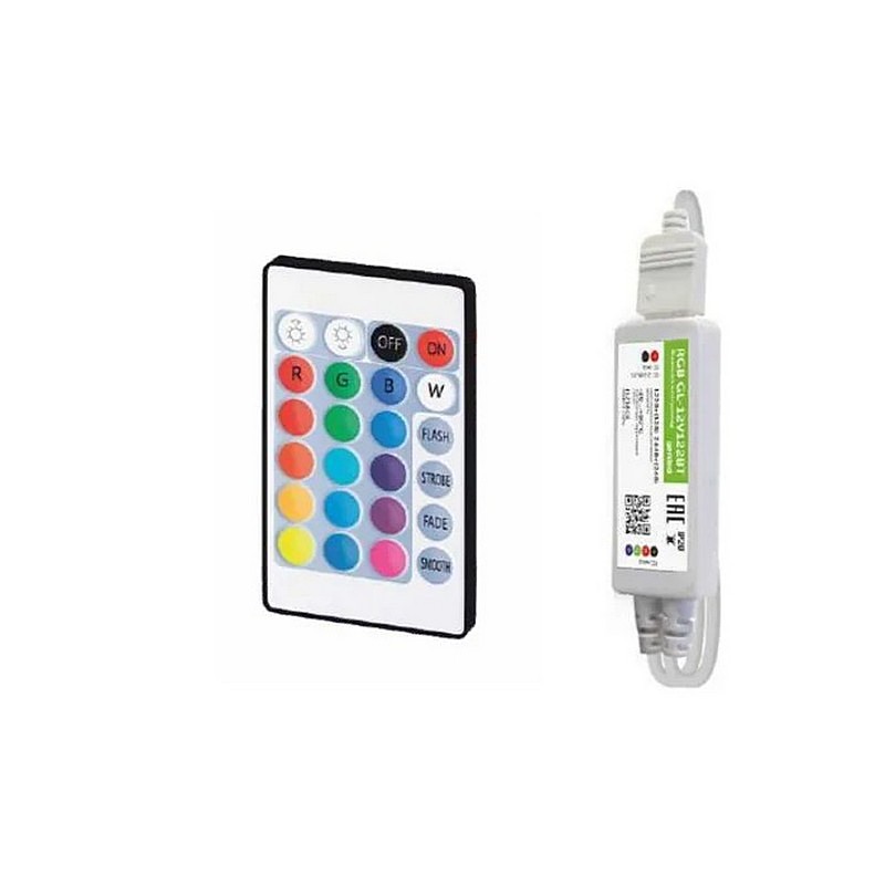Контроллер для светодиодной ленты Bluetooth RGB Geniled GL-12V122BT с приложением Geniled Smart
Контроллер для светодиодной ленты Bluetooth RGB Geniled GL-12V122BT с приложением Geniled Smart