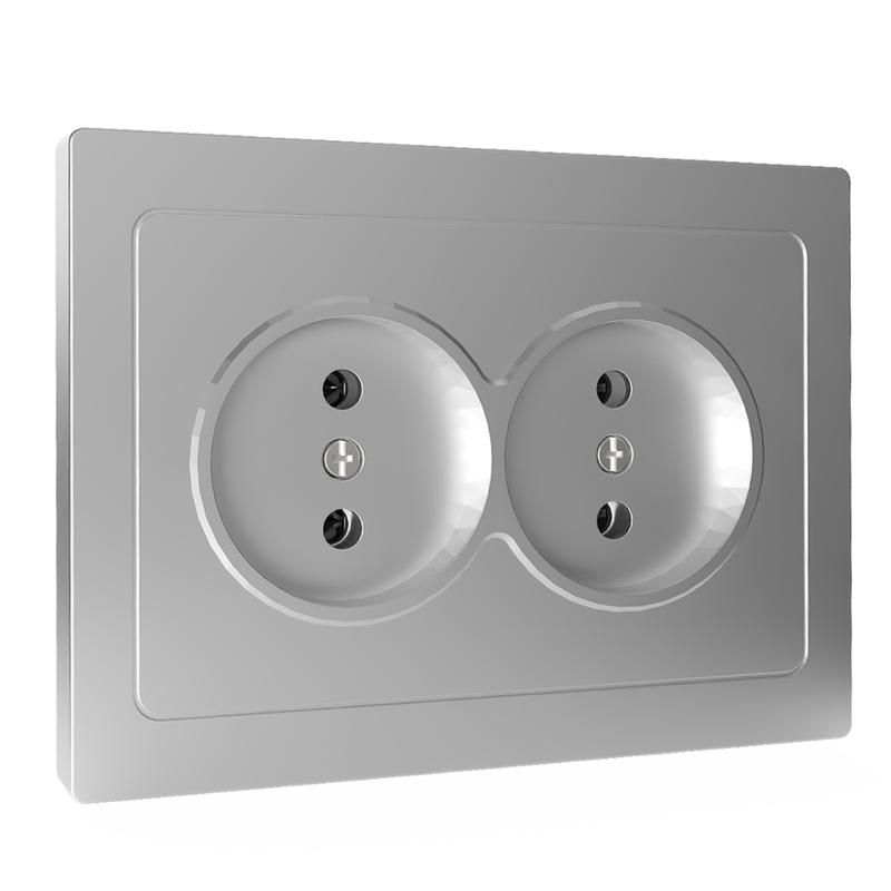 Розетка 2-местная TOKOV ELECTRIC СП Pixel 16А IP20 без заземления TKE-PX-R2F-C03 алюмииевая
Розетка 2-местная TOKOV ELECTRIC СП Pixel 16А IP20 без заземления TKE-PX-R2F-C03 алюмииевая