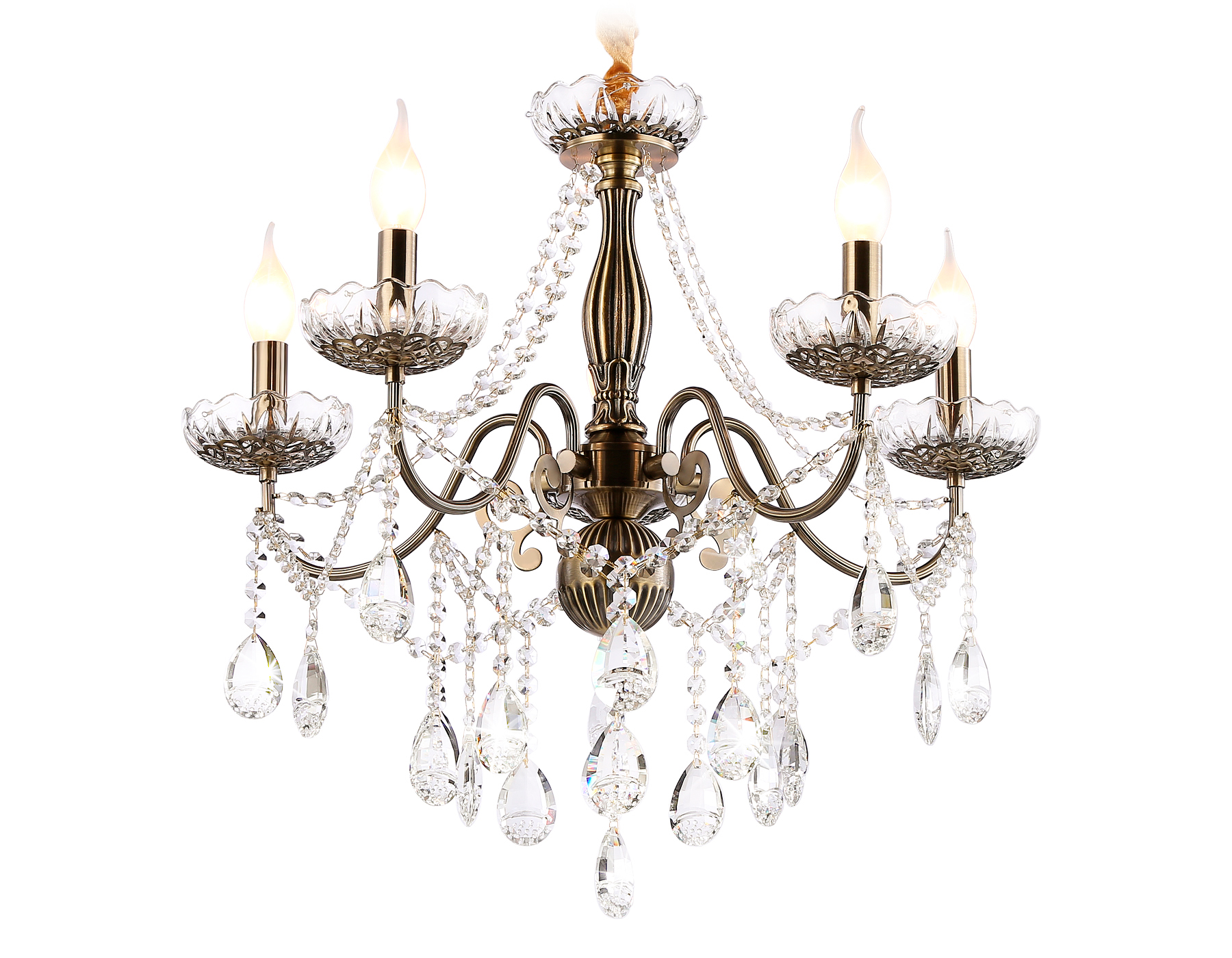 Люстра подвесная AMBRELLA LIGHT с хрусталем TR4949/5 SB/CL D620х585 цвет бронза/прозрачный
Люстра подвесная AMBRELLA LIGHT с хрусталем TR4949/5 SB/CL D620х585 цвет бронза/прозрачный