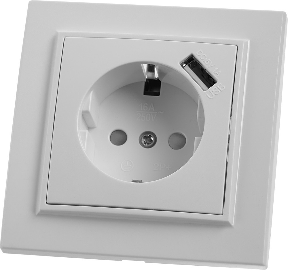 Розетка 1-местная STEKKER Эрна с защитной шторкой и с USB скрытой установки, белая
Розетка 1-местная STEKKER Эрна с защитной шторкой и с USB скрытой установки, белая