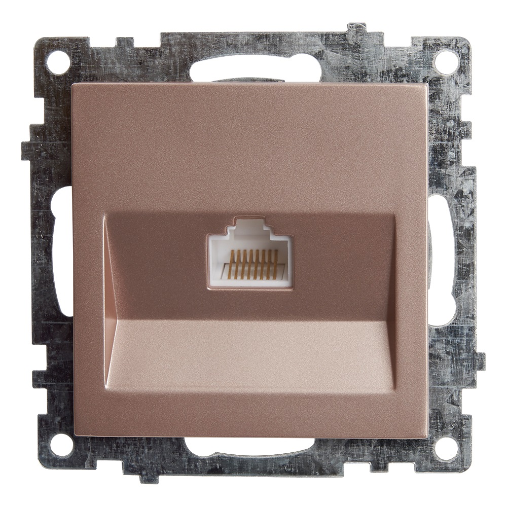 Розетка компьютерная 1-местная RJ-45 (механизм), серия Катрин, GLS00-7107-02, шампань
Розетка компьютерная 1-местная RJ-45 (механизм), серия Катрин, GLS00-7107-02, шампань