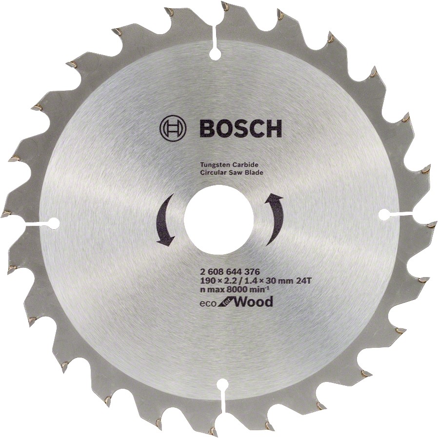 Пильный диск Bosch ECO WO 190x30-24T