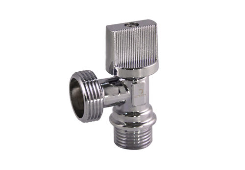 

Кран шаровый для бытовых приборов угловой 1/2"х3/4" ш/ш, с отражателем, бабочка, хром, СТМ