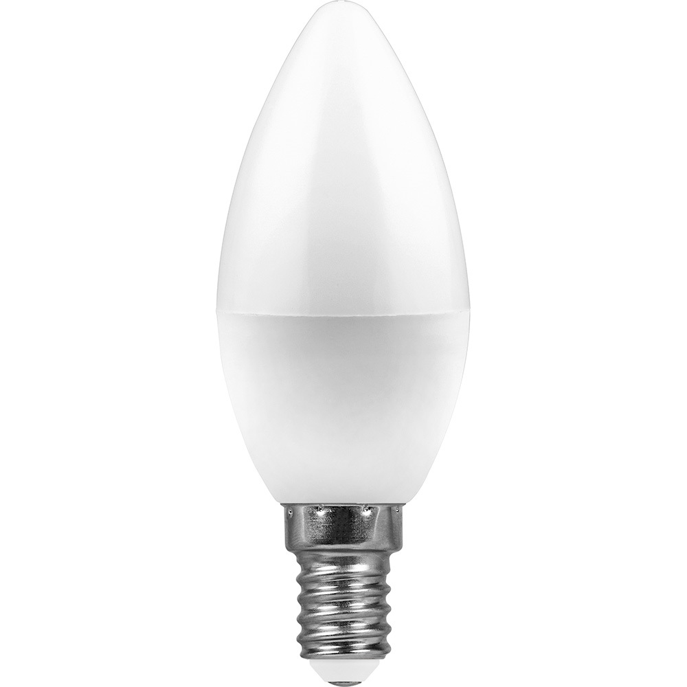 

Лампа светодиодная, (9W) 230V E14 6400K, LB-570