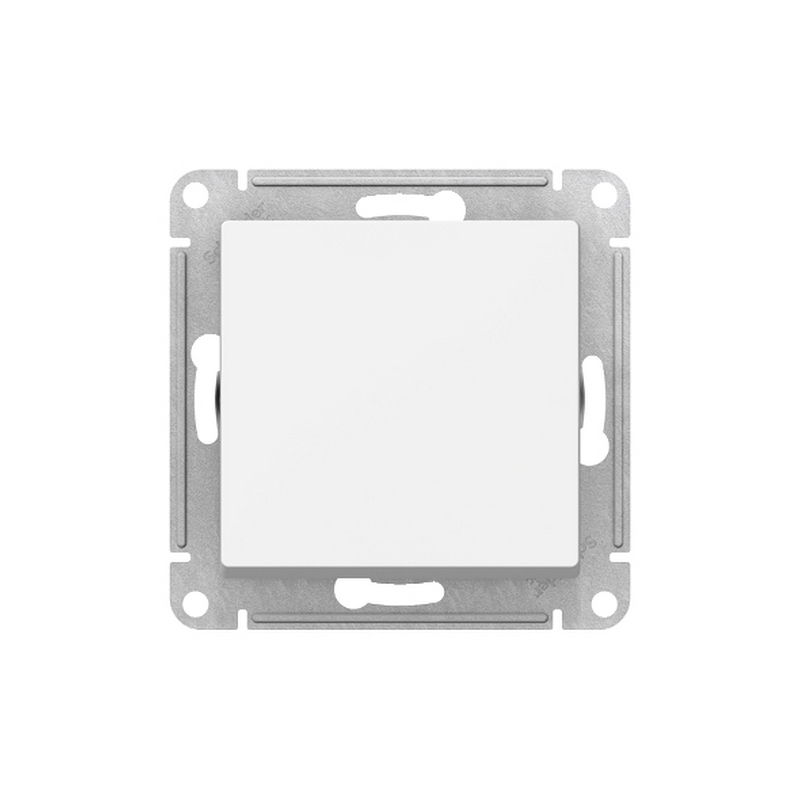 Механизм переключателя проходного 1-клавишный СП AtlasDesign Aqua 10А IP44 белый