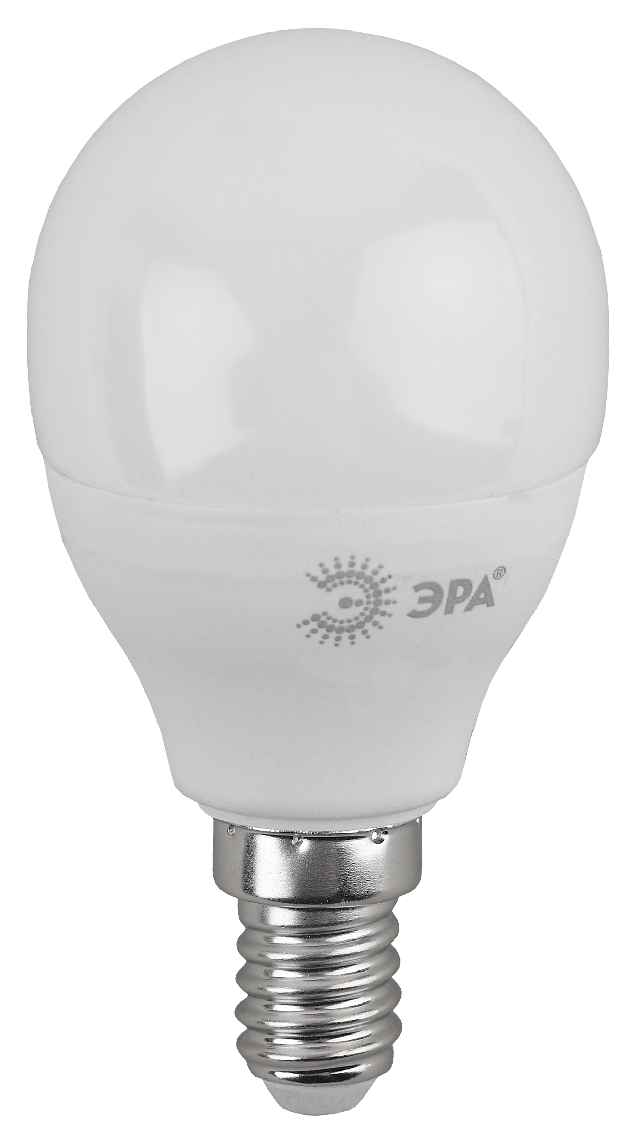 Лампа cветодиодная LED P45-11W-860-E14 ЭРА (диод, шар, 11Вт, хол, E14) (10/100/3000)