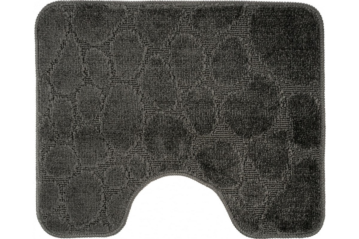 

Коврик для ванной комнаты черный, 50*60 см, STONE, BLACK