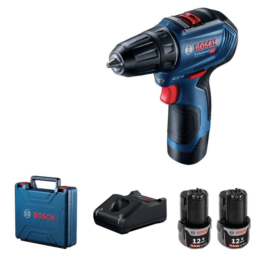 

Шуруповерт аккумуляторный Bosch GSR 12V-30