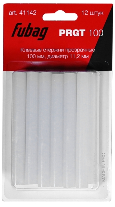 

Клеевые стержни прозрачные Fubag 11х100мм, 12шт