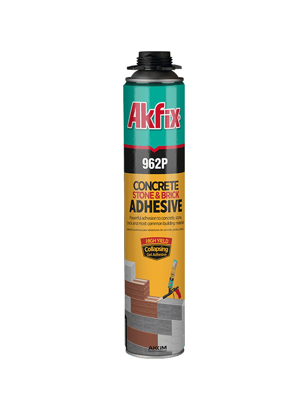 КЛЕЙ-ПЕНА ДЛЯ КЛАДКИ КИРПИЧА И ГАЗОБЛОКОВ Akfix 962P, 850 гр