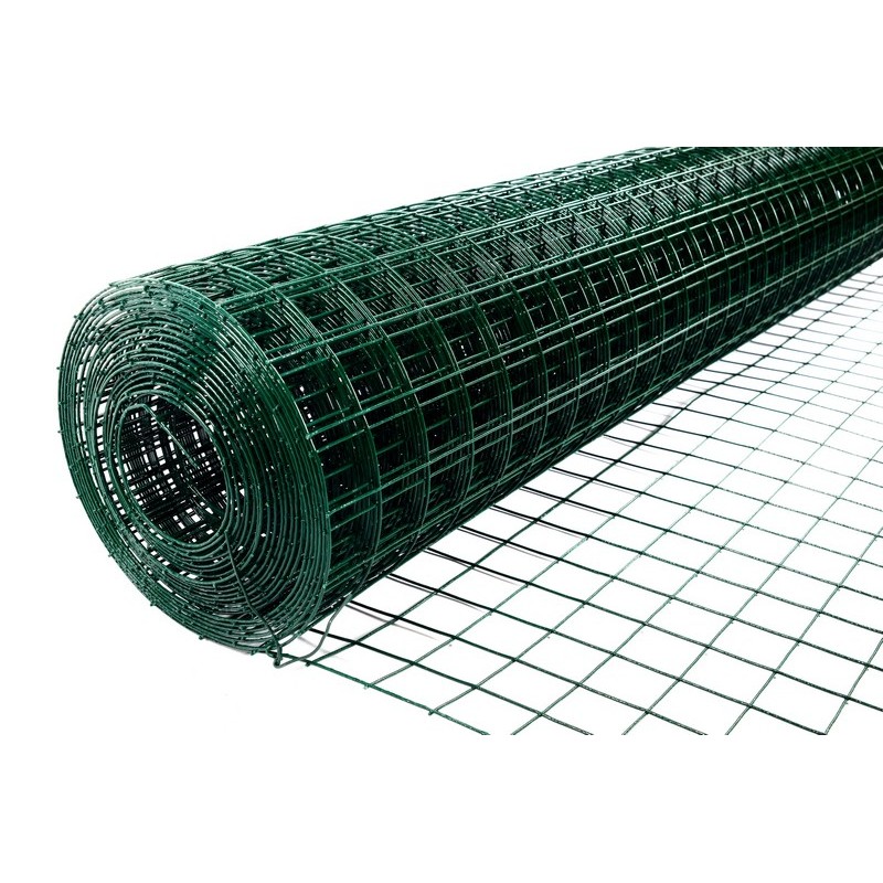Сетка сварная цинк+ПВХ зеленая 50x50 d-1,8 мм 1,5x15м