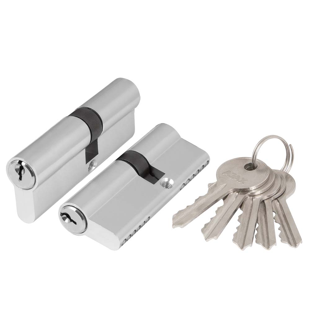

Цилиндровый механизм AZ100/60 mm (25+10+25) CP хром 5 кл. АКЦИЯ