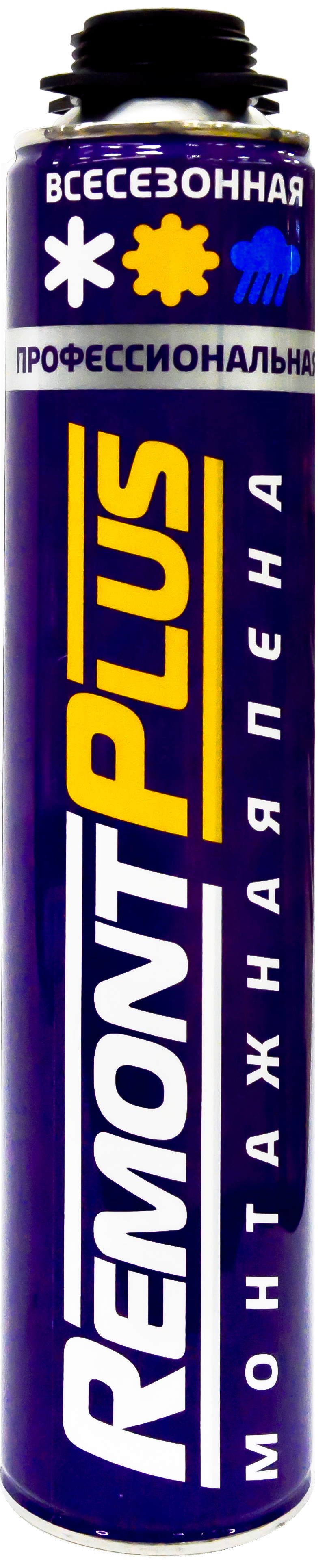 

Пена монтажная REMONT PLUS 0.75 л PRO 45л