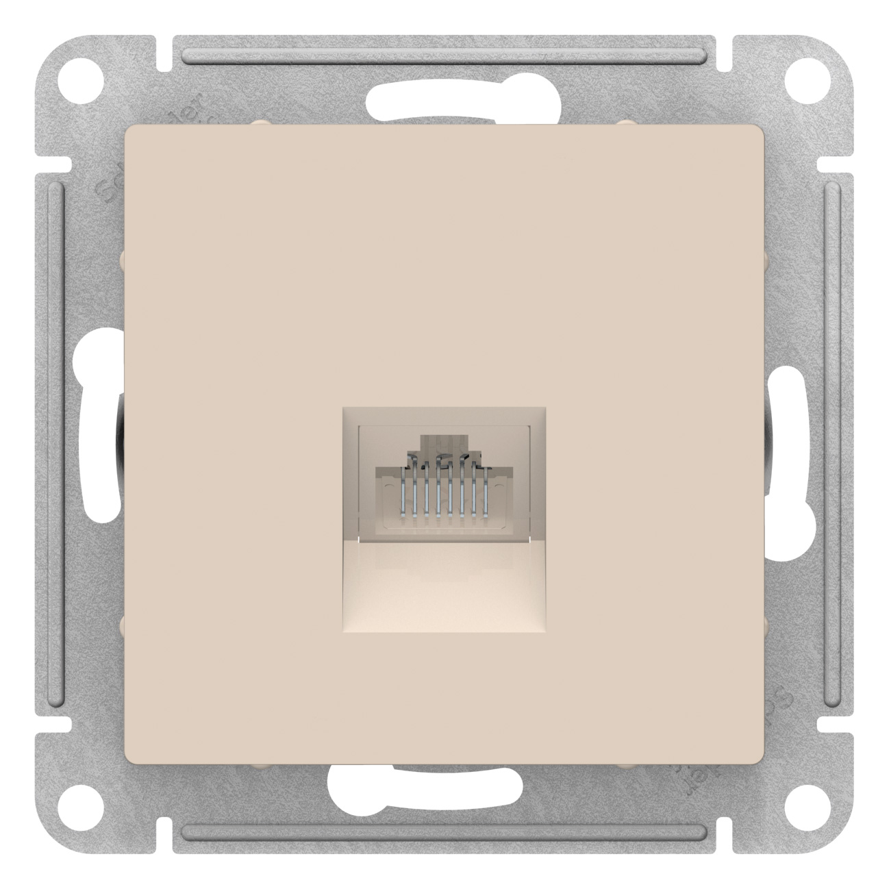 

Розетка ATLASDESIGN компьютерная RJ45, механизм, бежевый