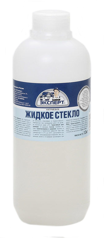 

ЭКСПЕРТ Жидкое стекло (1,3кг)