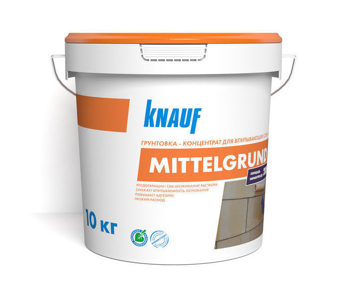 

Грунт Knauf Миттельгрунд концентрат для впитывающих оснований 10 кг