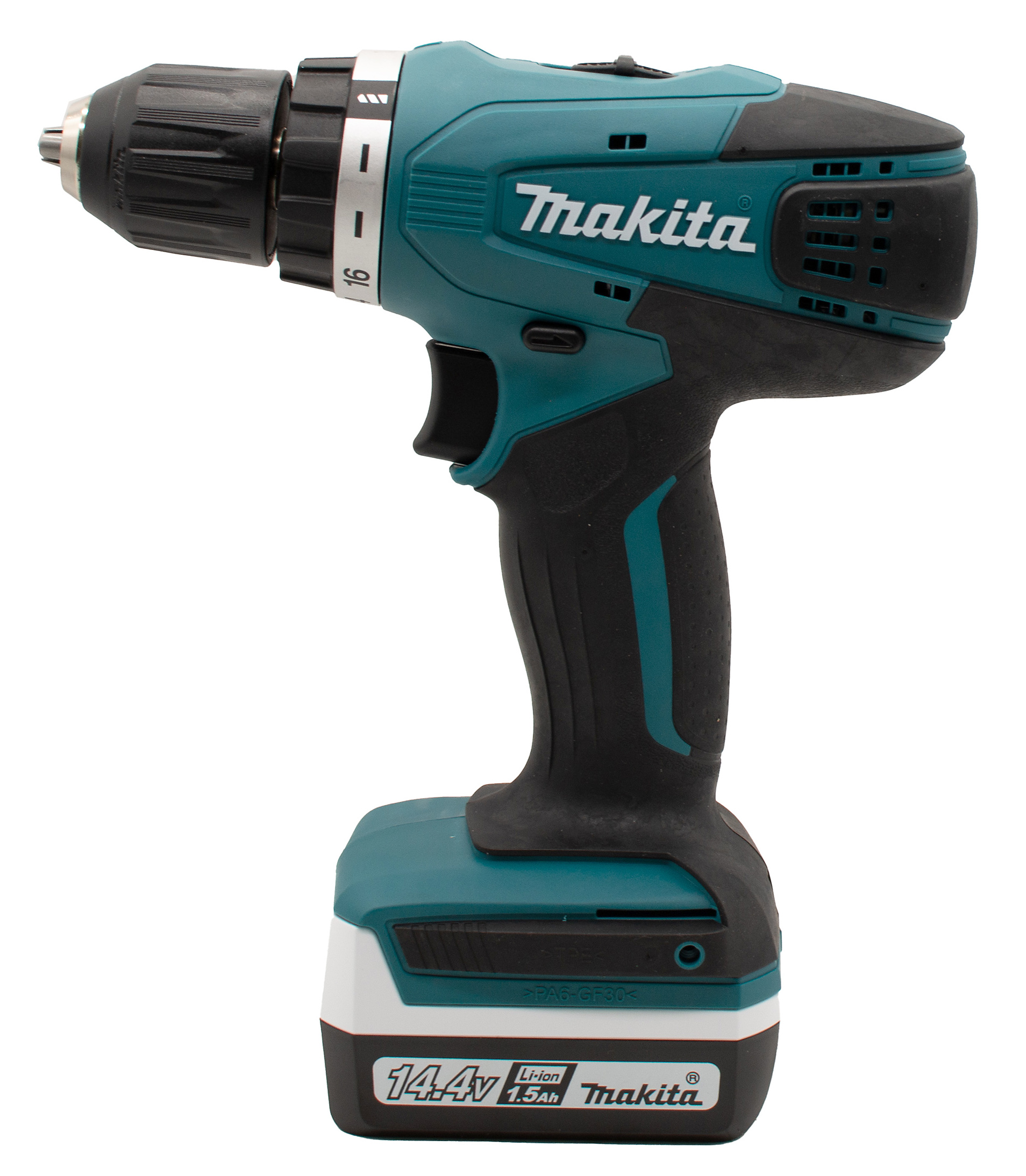 Дрель акк. Makita DF347DWEX9 G-серия, 14,4В, 10мм, 2x1,5Ач + набор бит