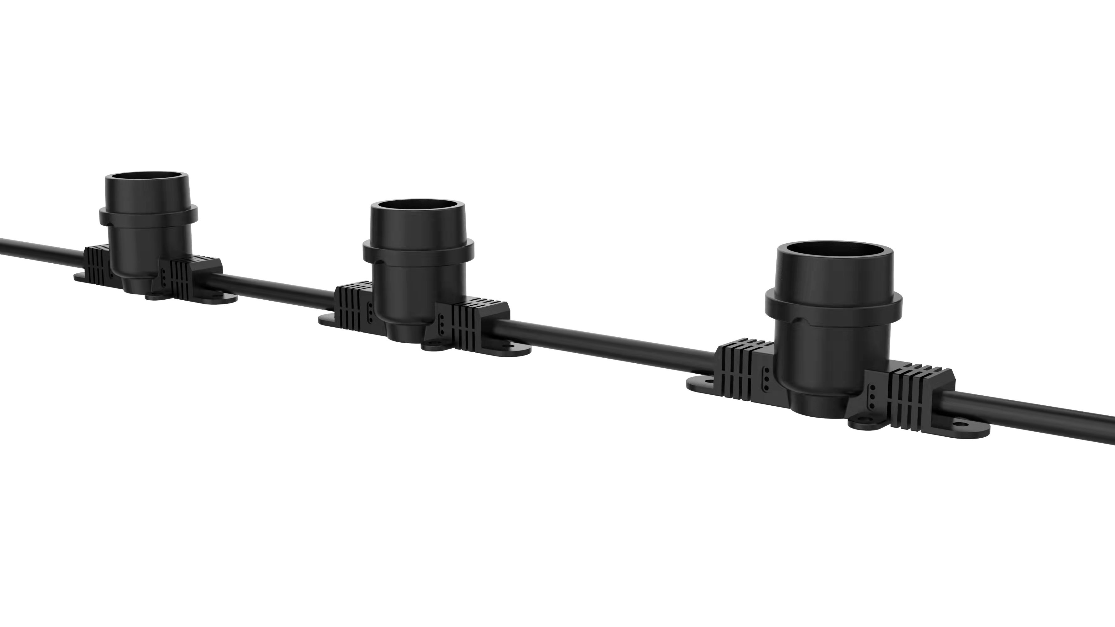 

Гирлянда уличная Белт-лайт Jazzway PBL-S60/ L18+1,5 Black E27 IP65 60 ламп