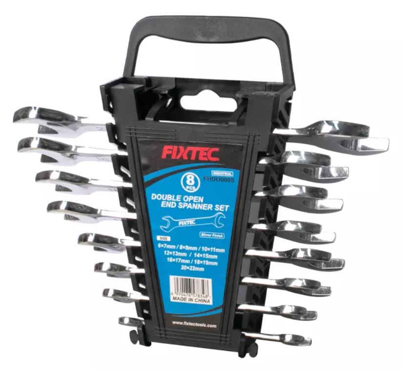 Набор рожковых ключей Fixtec, 8 шт
