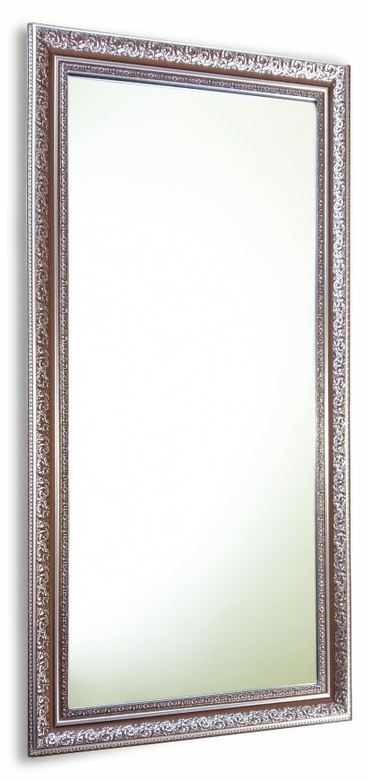 Зеркало Верона 610х1200 мм, багет серебро - фото 1
