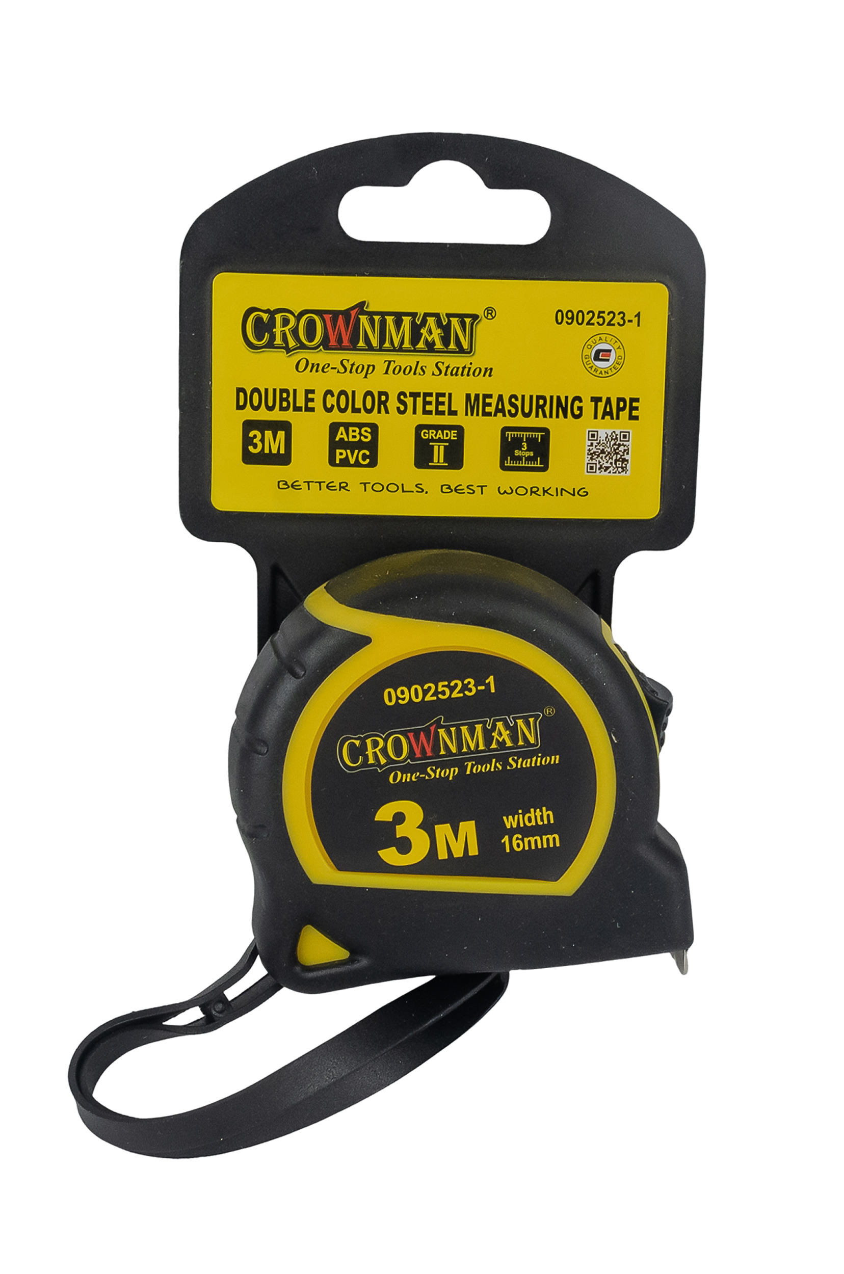 

Рулетка 3*16 мм CROWNMAN , Арт. 0902523-1 3m*16mm
