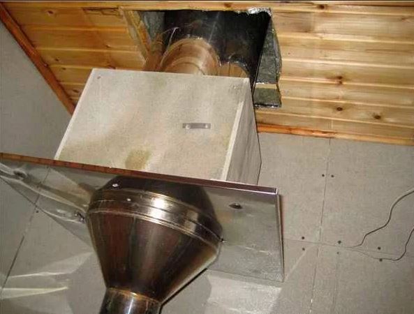 Потолочный проходной узел оц.+мат. д.120мм - (125мм)