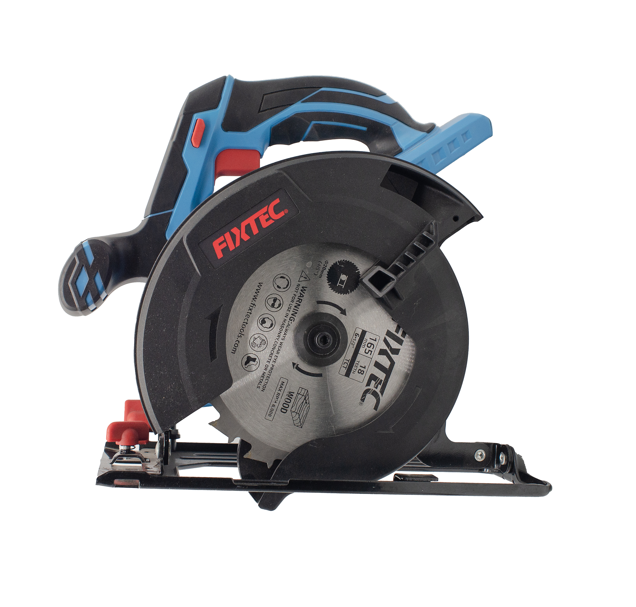 Пила циркулярная аккумуляторная Fixtec FCCS165LFX , 20 В, 165мм,без аккумулятора и ЗУ