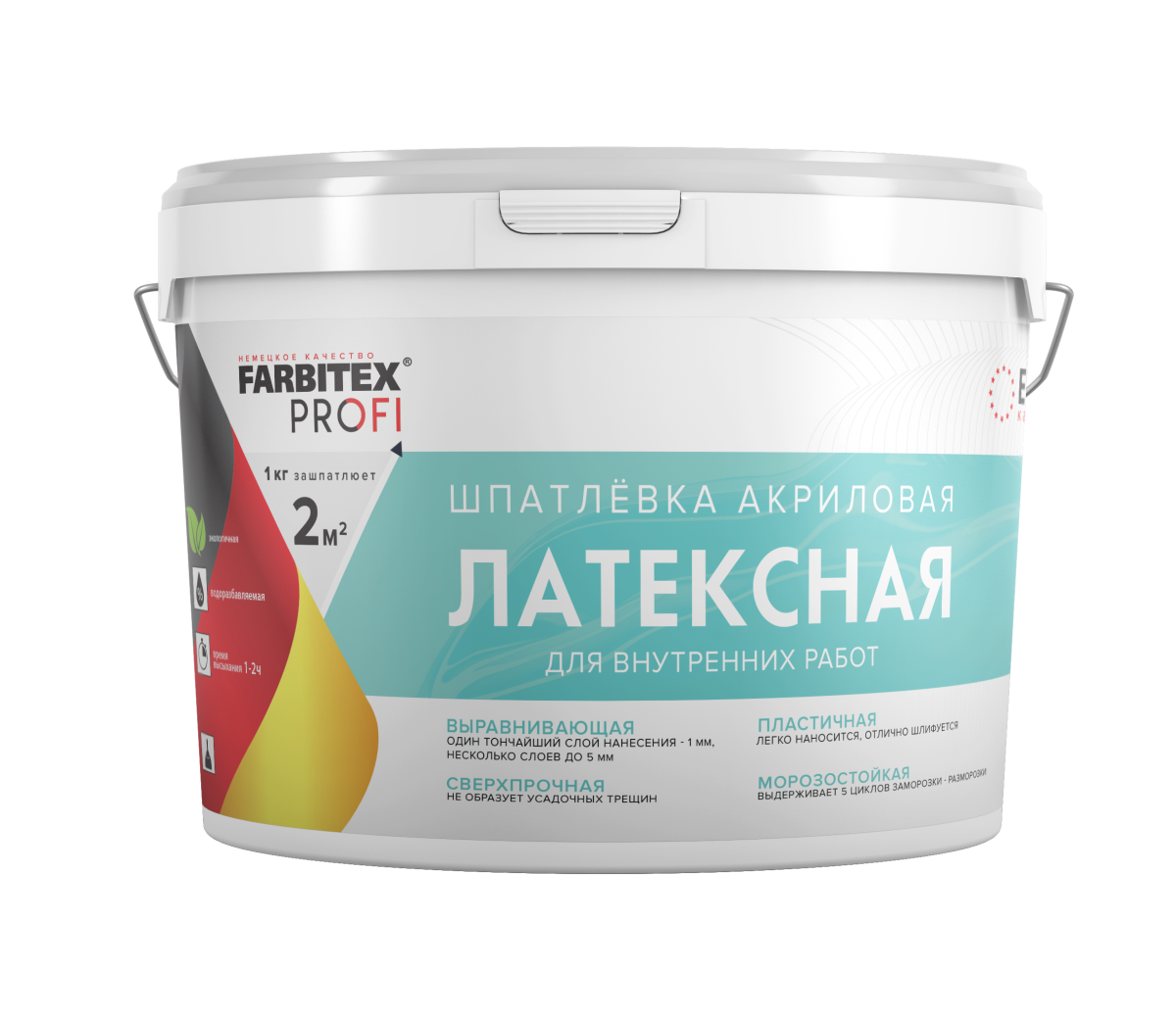 

Шпатлевка акриловая латексная 16.0 кг FARBITEX PROFI