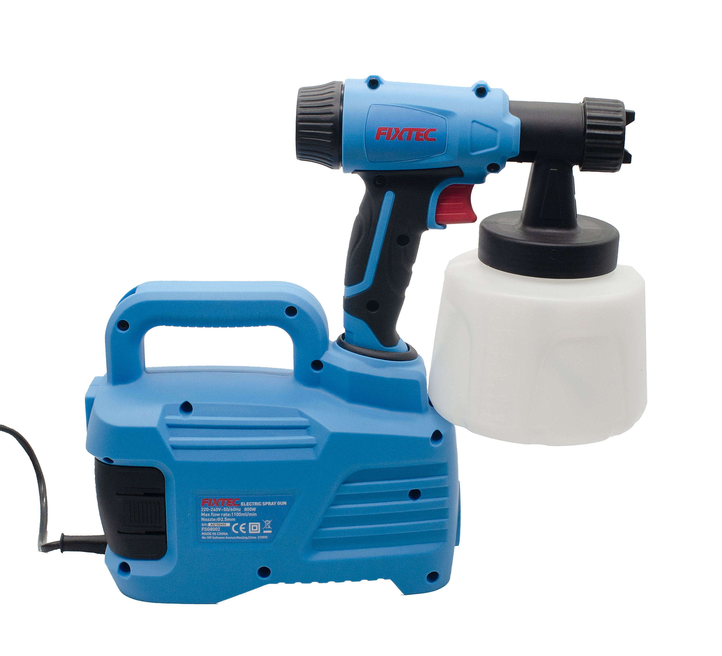 Краскораспылитель Fixtec FSG8002, 800 Вт, 1200мл