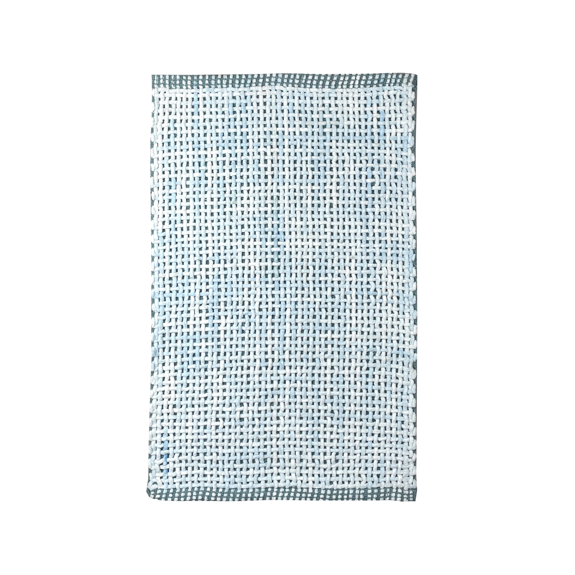 Коврик для ванной комнаты хлопковый,  50*80 см, WAVY  голубой FOR-WAVY50-80BLU