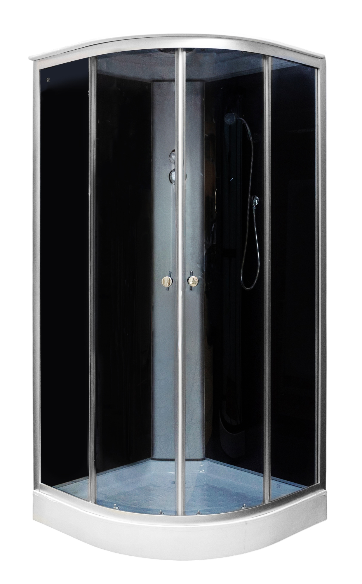 

Душевая кабина COSTABELL SW-6691A BLACK (900х900х2150) низкий поддон