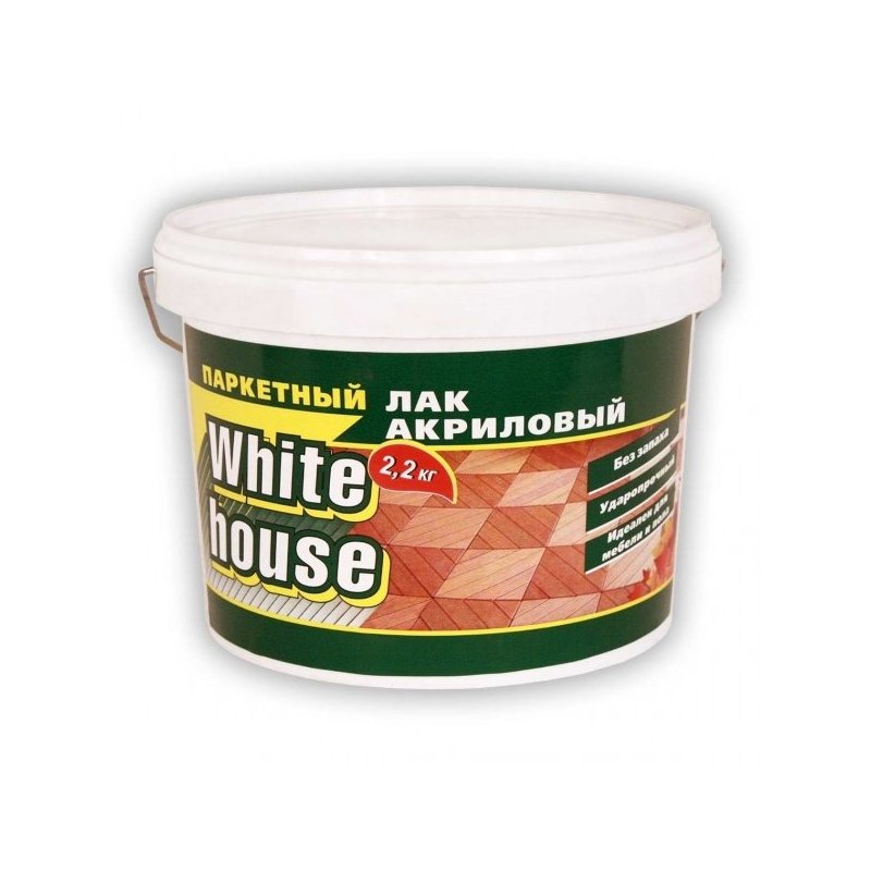 

Лак акриловый паркетный White House 2,2 кг