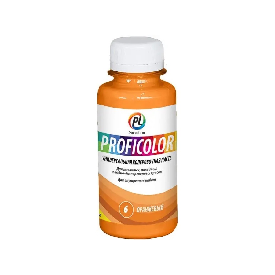 

Краситель PROFICOLOR универсальный № 6 (оранжевый) 100мл