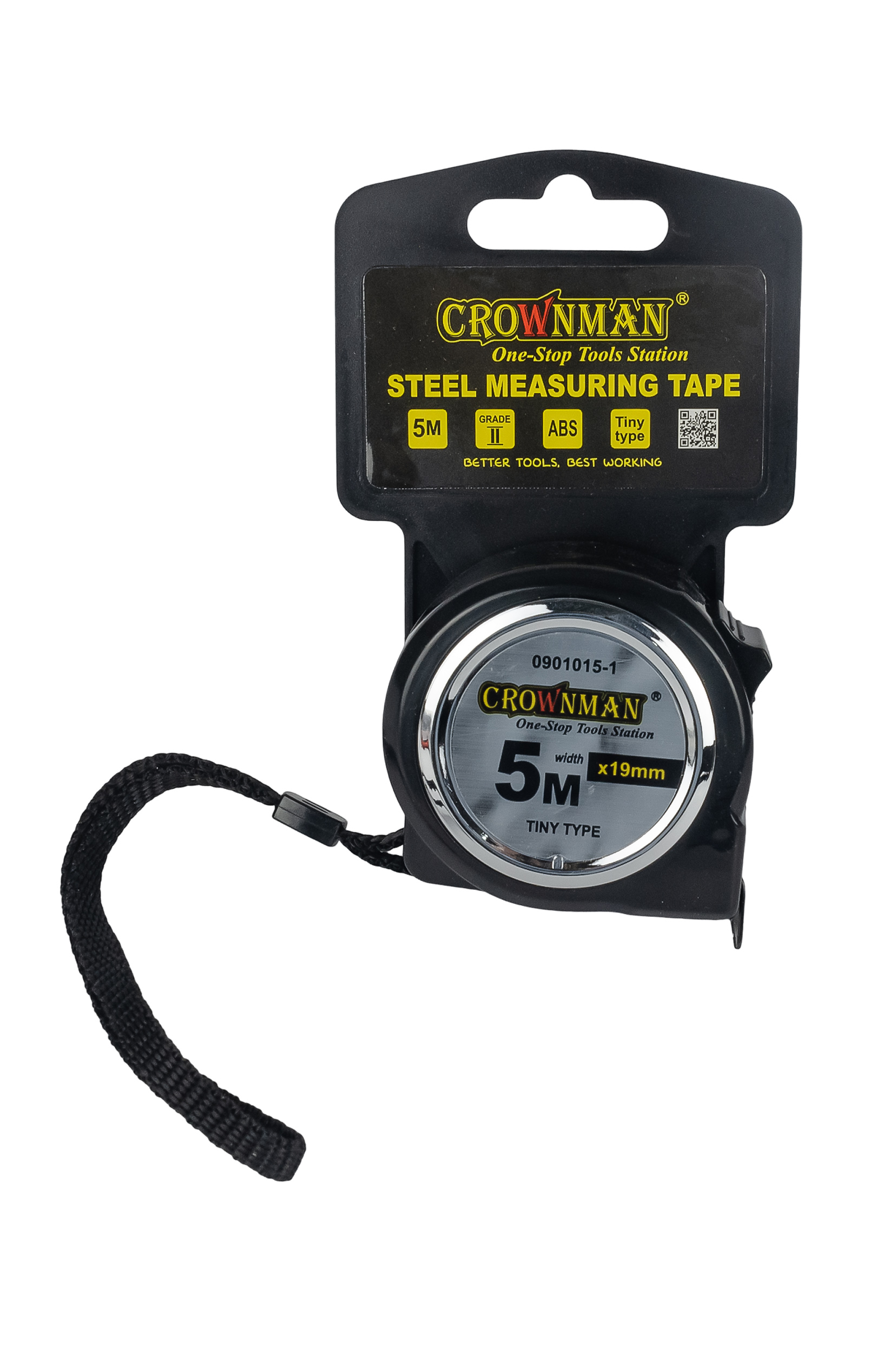 

Рулетка CROWNMAN 5m*19mm , Арт. 0901015-1