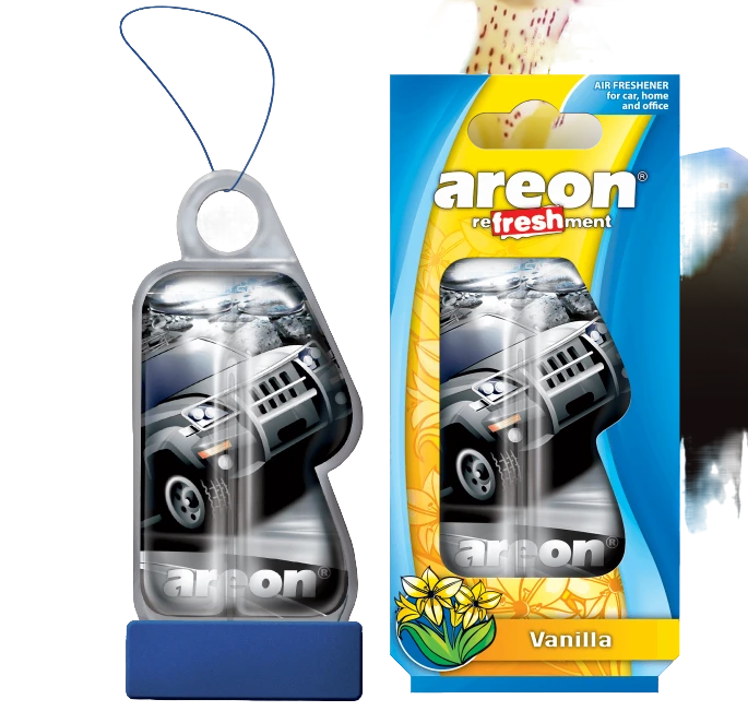 

Дезодорант подвесной гелевый Areon LIQUID Vanilla (Ваниль) 8,5 мл