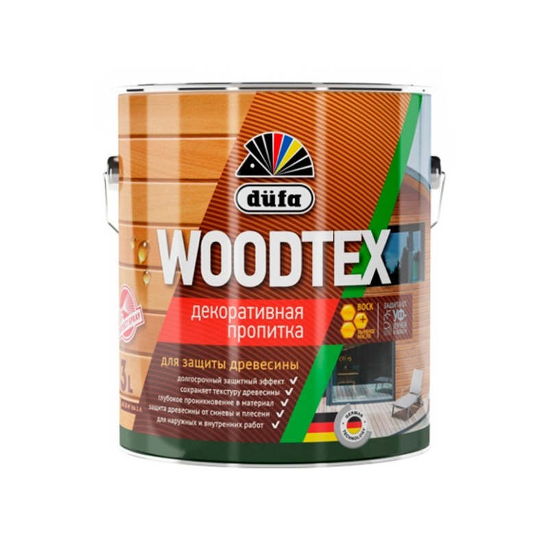 Пропитка "Dufa" WOOD TEX палисандр  3л