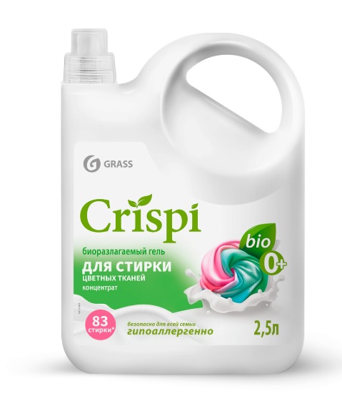 

Гель для стирки цветного белья концентрат CRISPI (флакон 2,5 л)