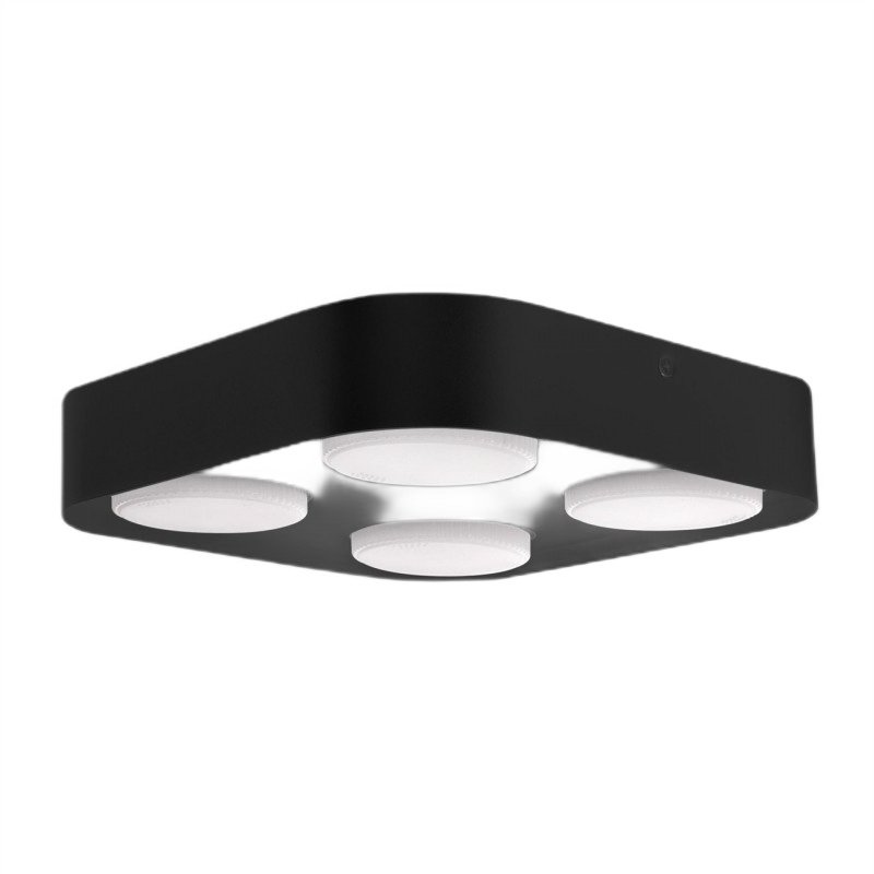 

Светильник потолочный IMEX GX53 4х12W, черный
