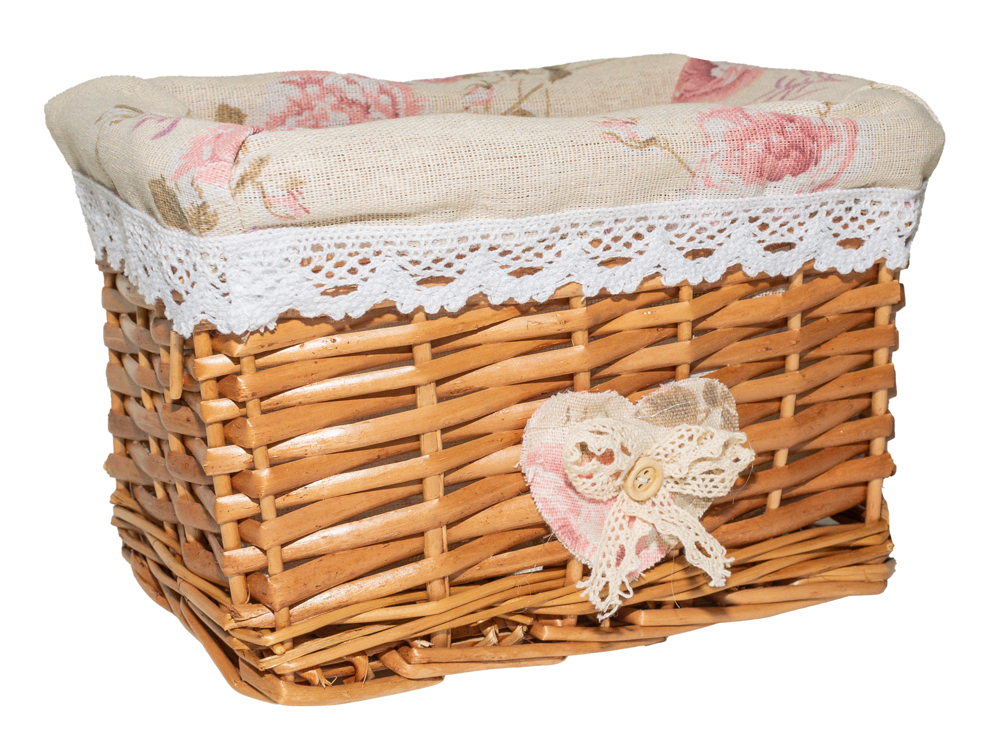 

Корзина плетеная S (W2-23002R) 23*15*14H