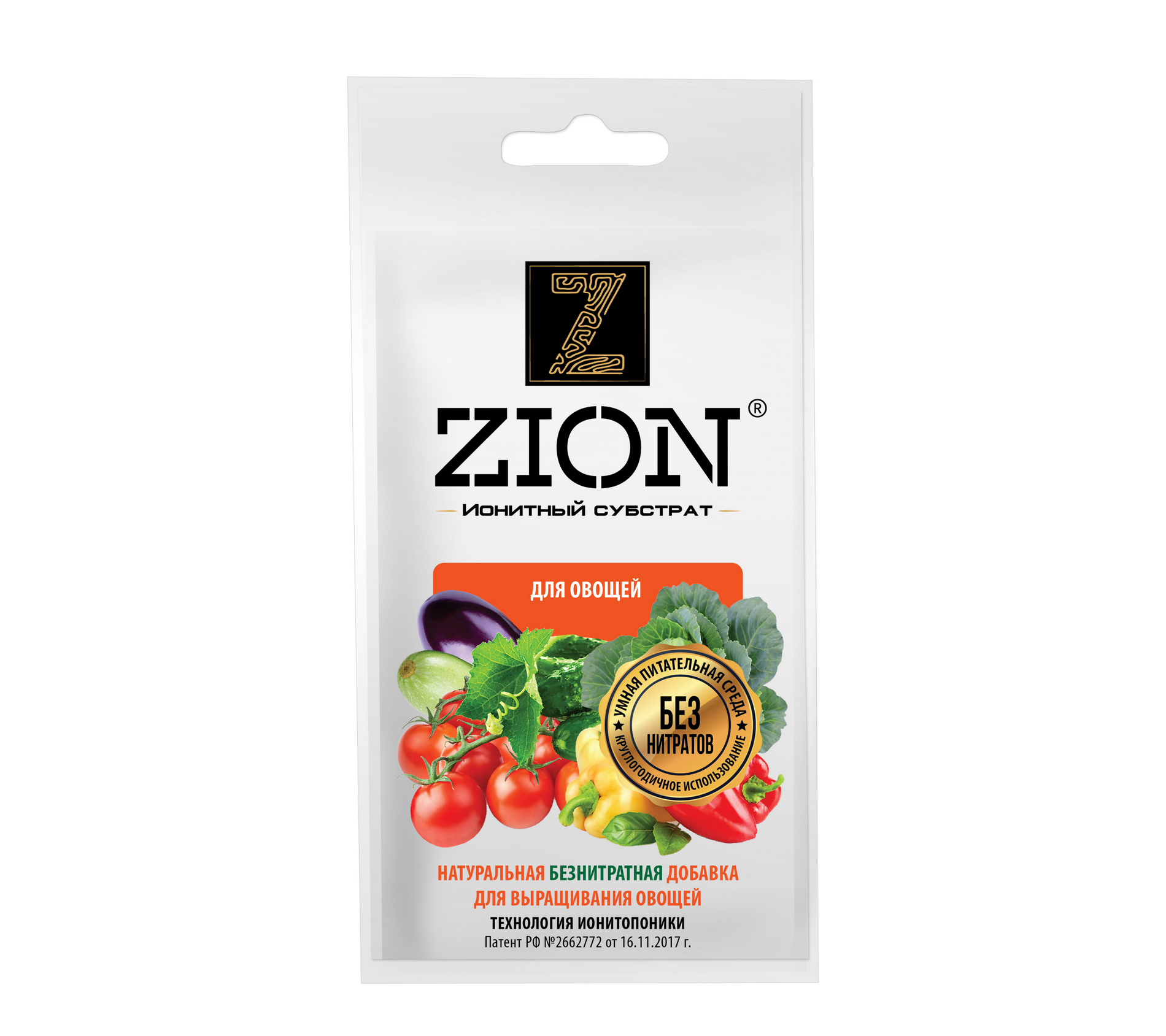 

Ионитный субстрат ZION (Цион) для выращивания овощей (овощных культур), 30 гр