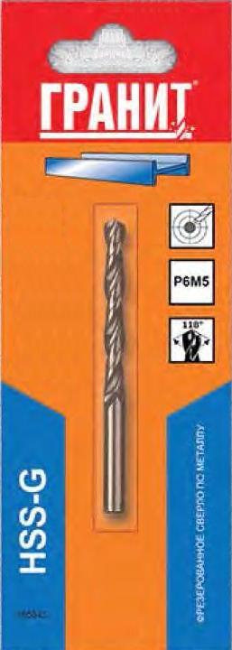 

Сверло по металлу Гранит 6,8х109/69, HSS-G, 1 шт