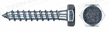 

Шуруп Tech-Krep 8х40мм сантехнический, 2 шт