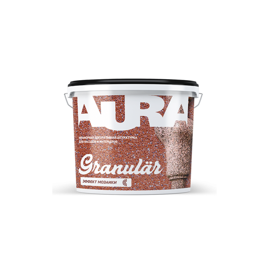 Штукатурка декоративная Aura Granular, размер зерна 1,2 мм, цвет S120, 15кг