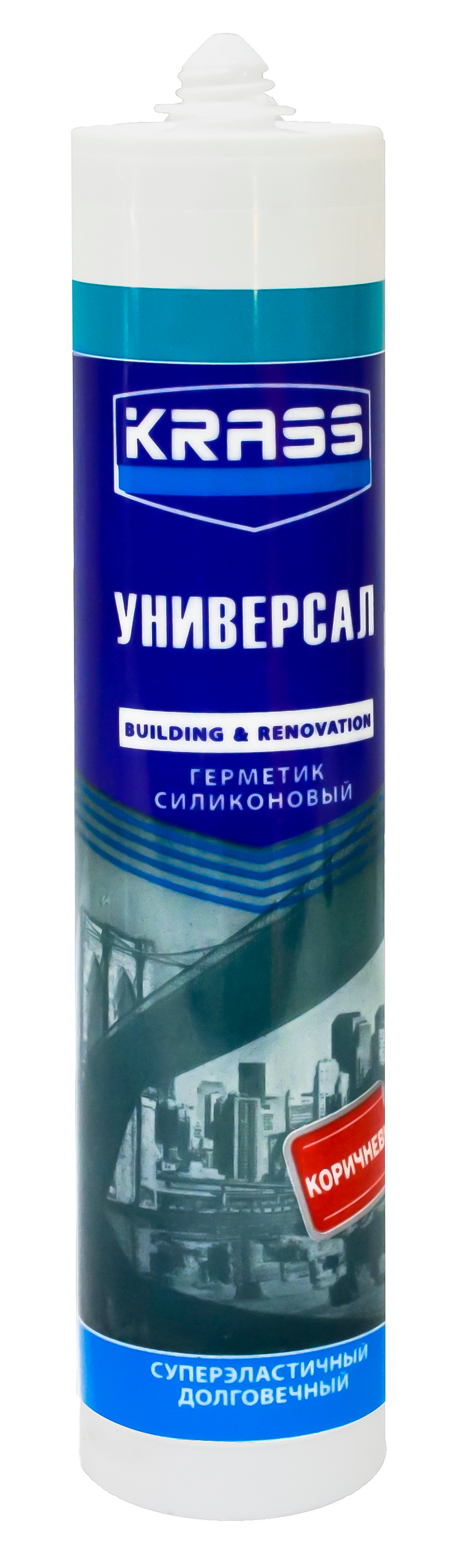 

Герметик силиконизированный Krass 300 мл, бесцветный