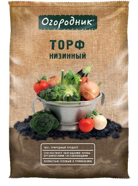 

Торф низинный Огородник 9 л