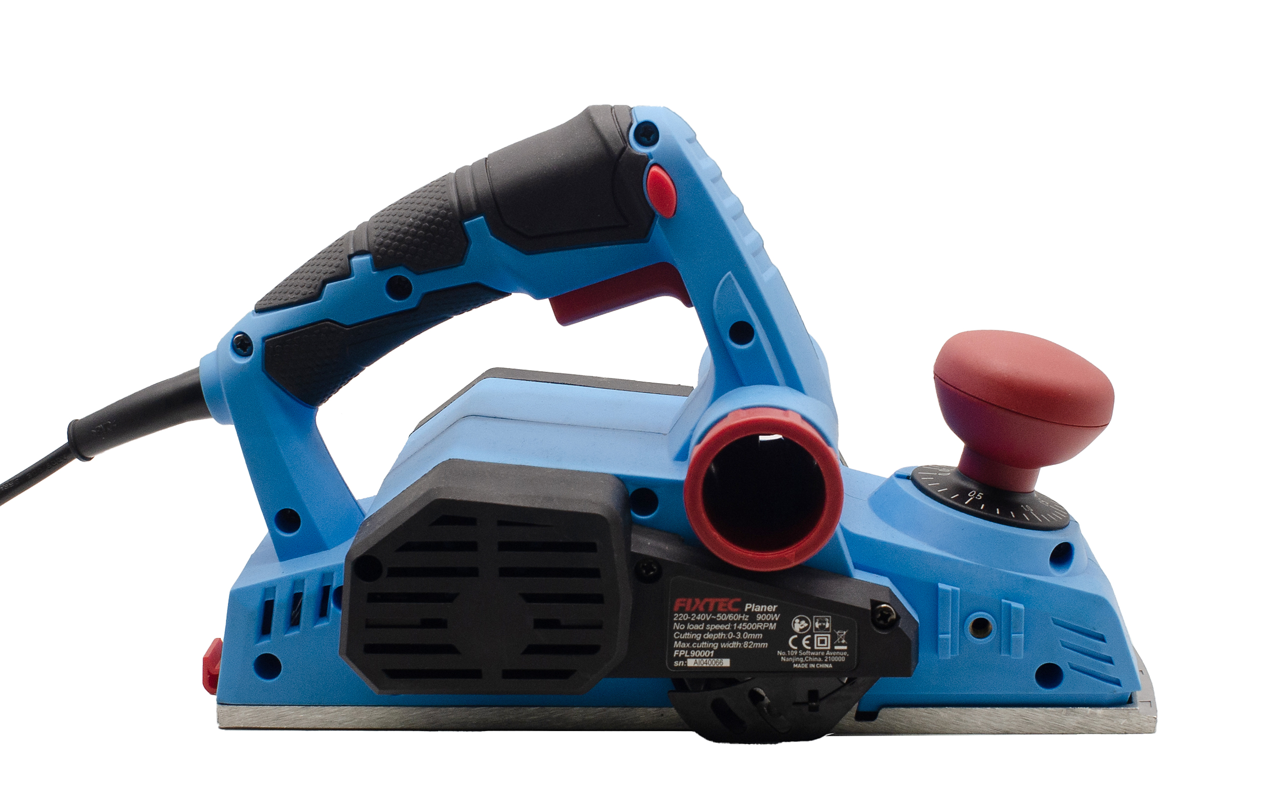 Рубанок Fixtec  FPL90001, 900Вт,0-3 мм