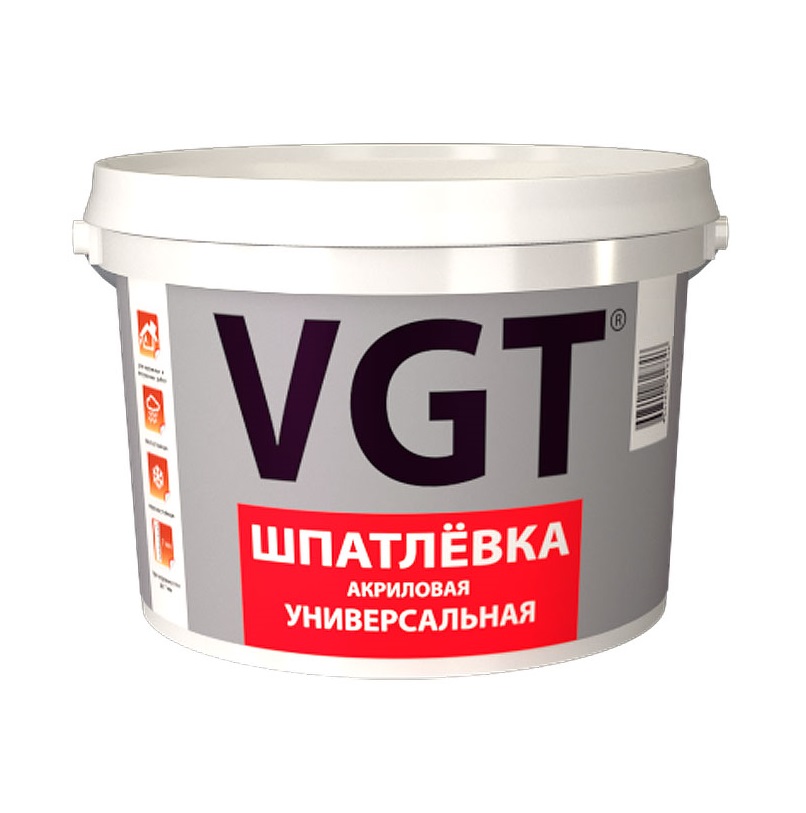 Шпатлевка универсальная для нар/внутр работ влагостойкая RETAIL, 1,7 кг