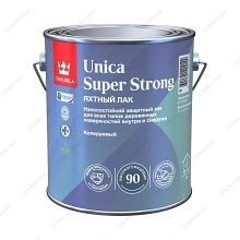 Лак Unica Super Strong EP универсальный, высокоглянцевый, 2,7 л