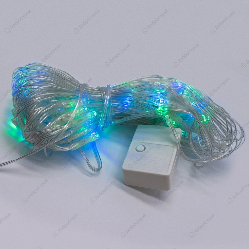 Гирлянда "Сеть"100 LED,размер 1x1.5 м,IP20 multicolor