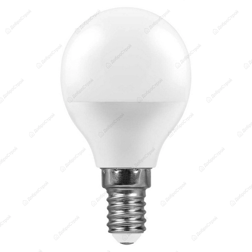 Лампа светодиодная 42LED-G45-7W-230-3000K-E14